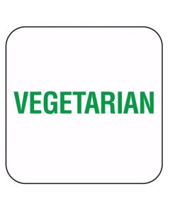 Vegetarian Labels 25mm (Roll/1,000)