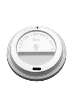 White Sip Through Lid For 8oz Ripple Cup (Case/1,000)