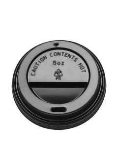 Black Sip Through Lid For 8oz Ripple Cup (Case/1,000)