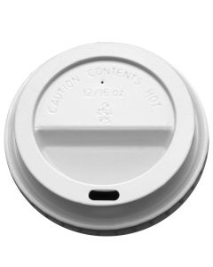 White Sip Through Lid For 12oz/16oz Ripple Cup (Case/1,000)