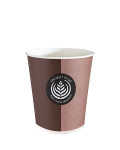 8oz Paper Speciality Coffee Cup (Case/1,000)