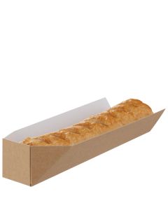 7" Standard Open Ended Tray Kraft (Case/1,000)