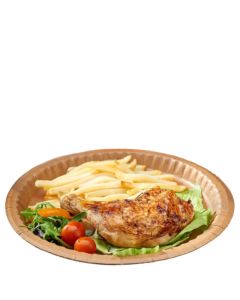 10.25" Kraft Paper Plates (Case/400)