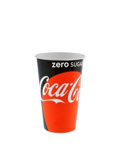 12OZ PAPER CUPS COKE ZERO CASE/1900