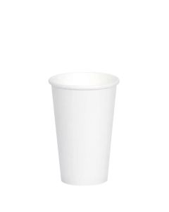 12oz Single Wall Hot Paper Cup White (Case/1,000)