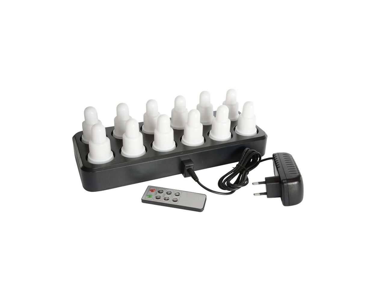 LED RECHARGEABLE CANDLE 40x70 WARM WHITE (PACKx12)165735