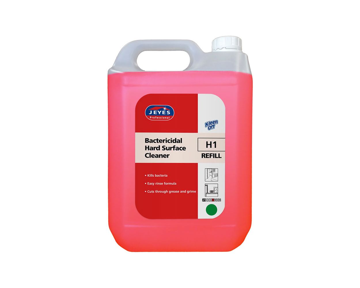 H1 BACT HARD SURFACE CLEANER 2X5L