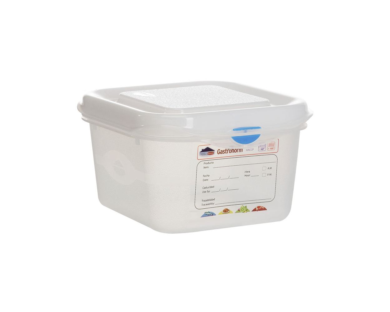 GN STORAGE CONTAINER 1/6 100MM DEEP 1.7LTR    PACK X 12