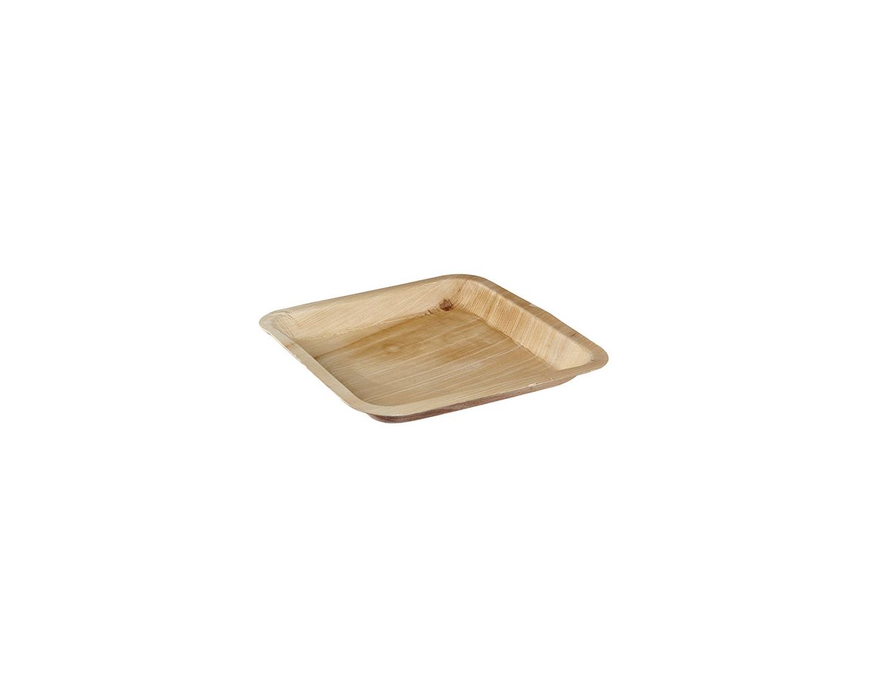 PALM LEAF SQUARE PLATE 24CM CASE X 100