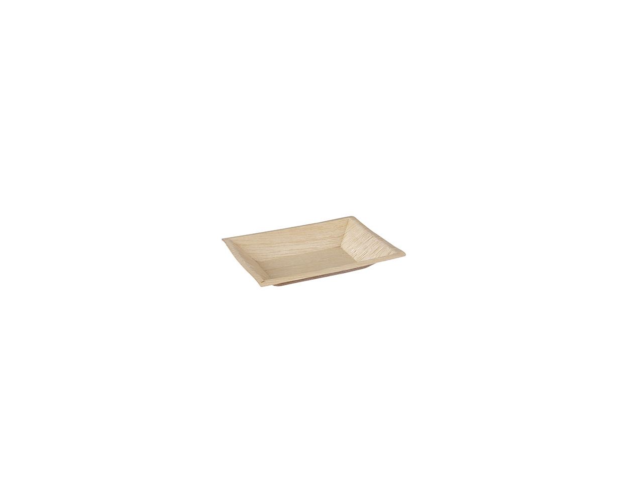 PALM LEAF RECTANGLE PLATE 17x12CM CASE X 200