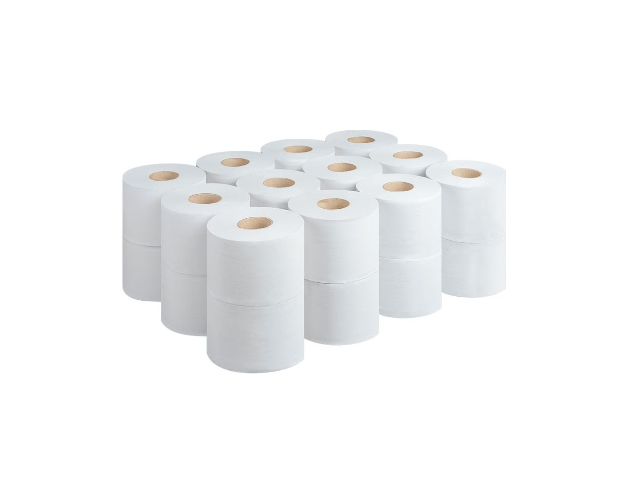 MICRO MINI 2PLY TOILET ROLL WHITE  CASE X 24