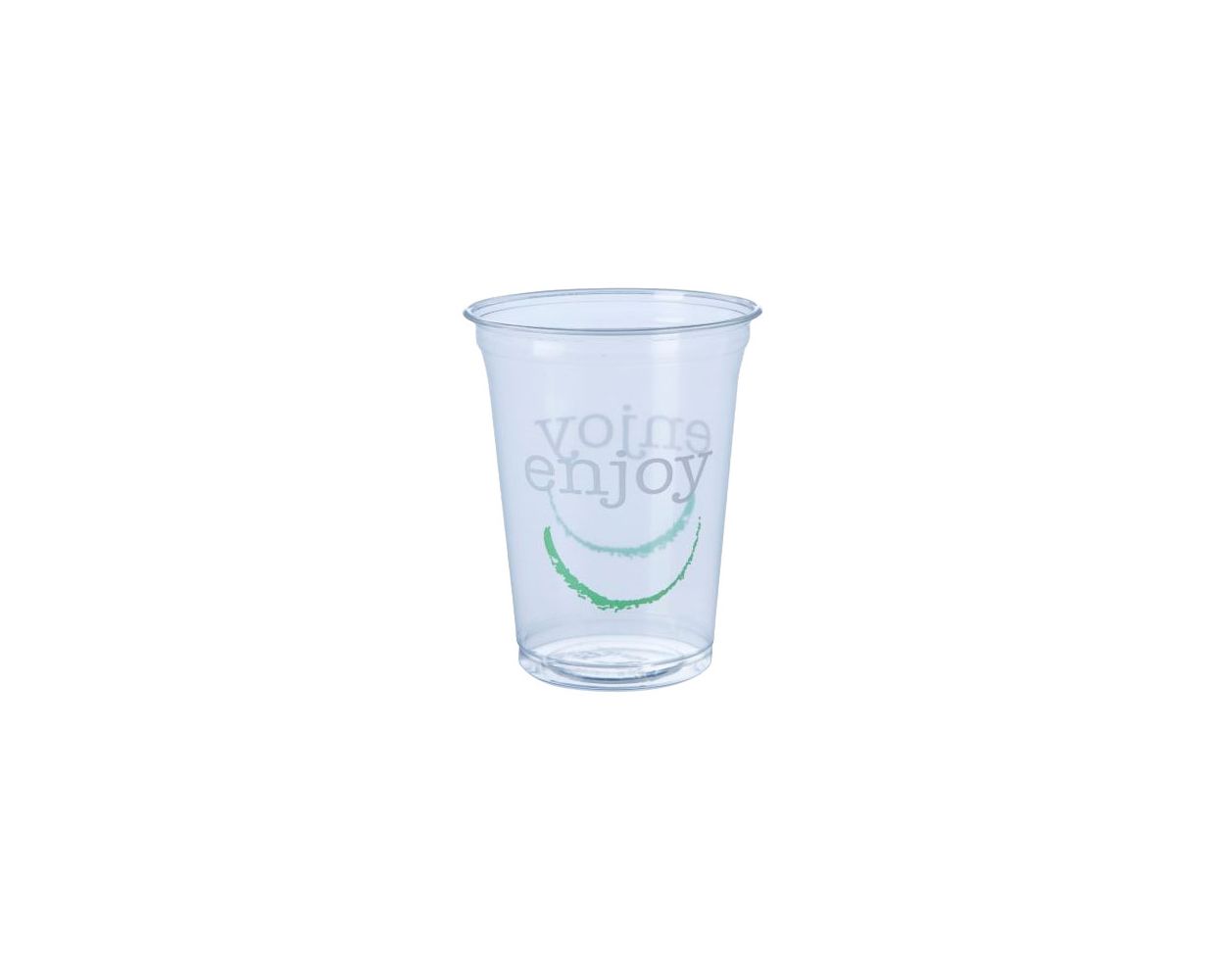 16OZ CLEAR PLASTIC ENJOY TUMBLER  CASE X 600