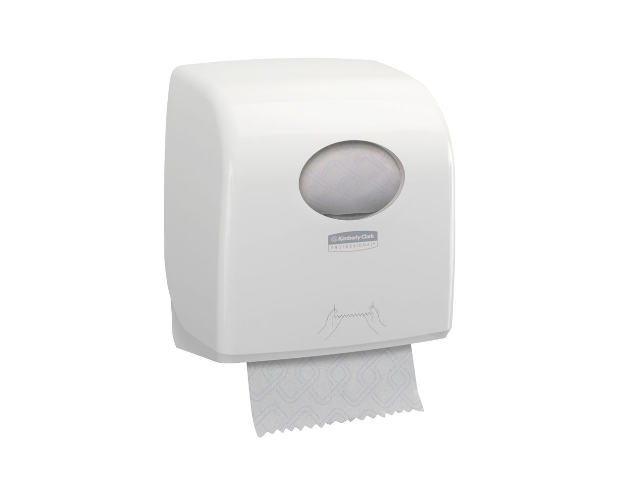 AQUARIUS ROLL HAND TOWEL DISPENSER - WHITE