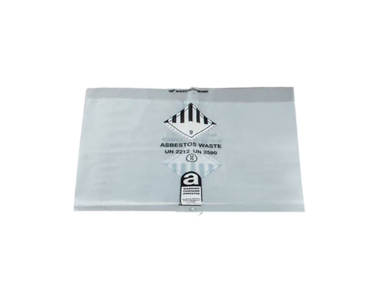 60L CLEAR ASBESTOS WASTE SACK 100/CASE