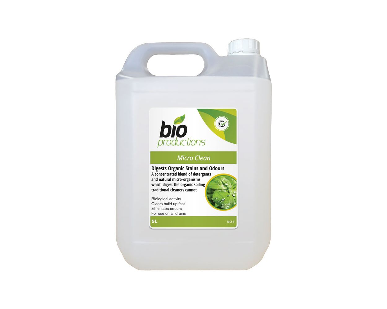 MICROCLEAN BIO CARPET & UPHOLSTREY CLEANER 5LTR