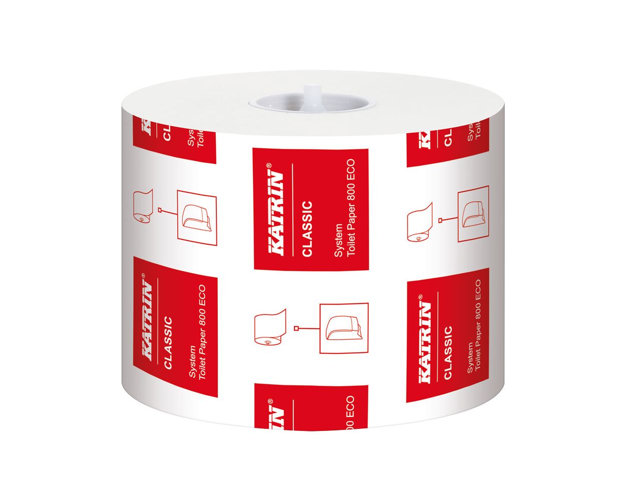 CLASSIC SYSTEM TOILET 800SH ECO 100% RECYCLED CASE/36