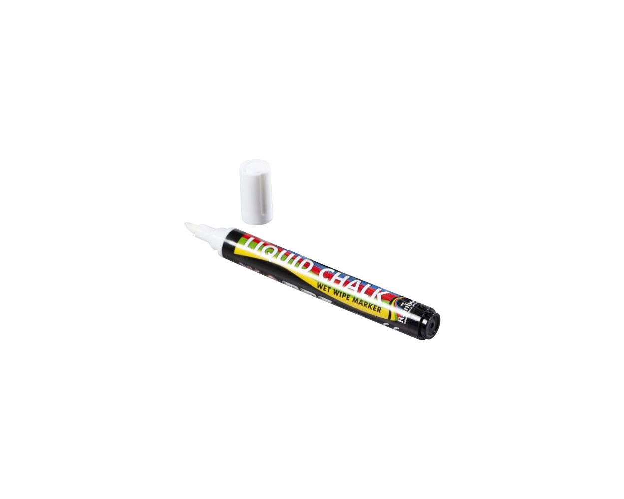 LIQUID CHALK 6MM CHISEL TIP WHITE   5 PER PACK