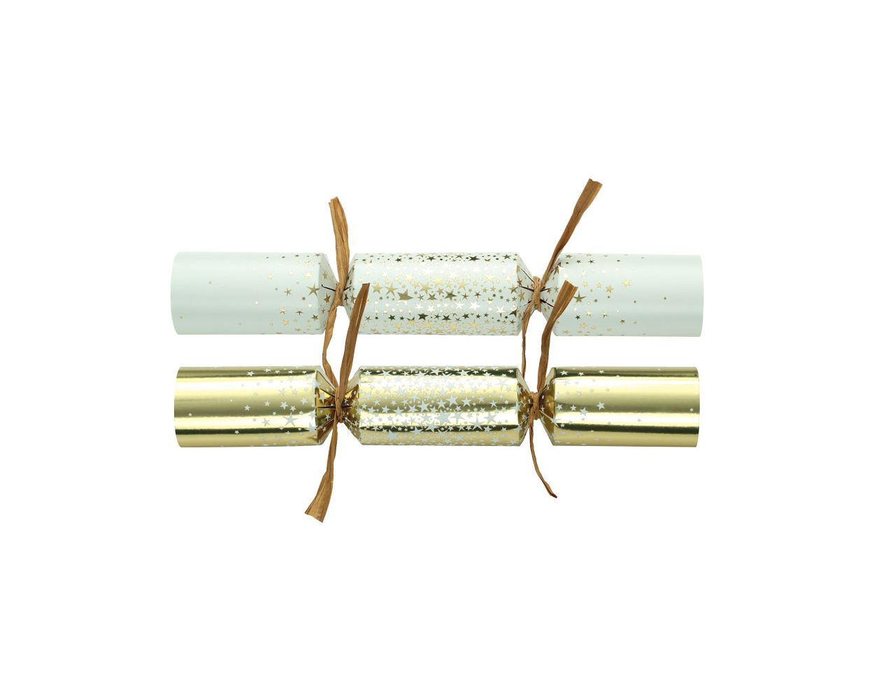11" GOLD/CREAM STARBURST CRACKER CASE/50  XIGDC0613