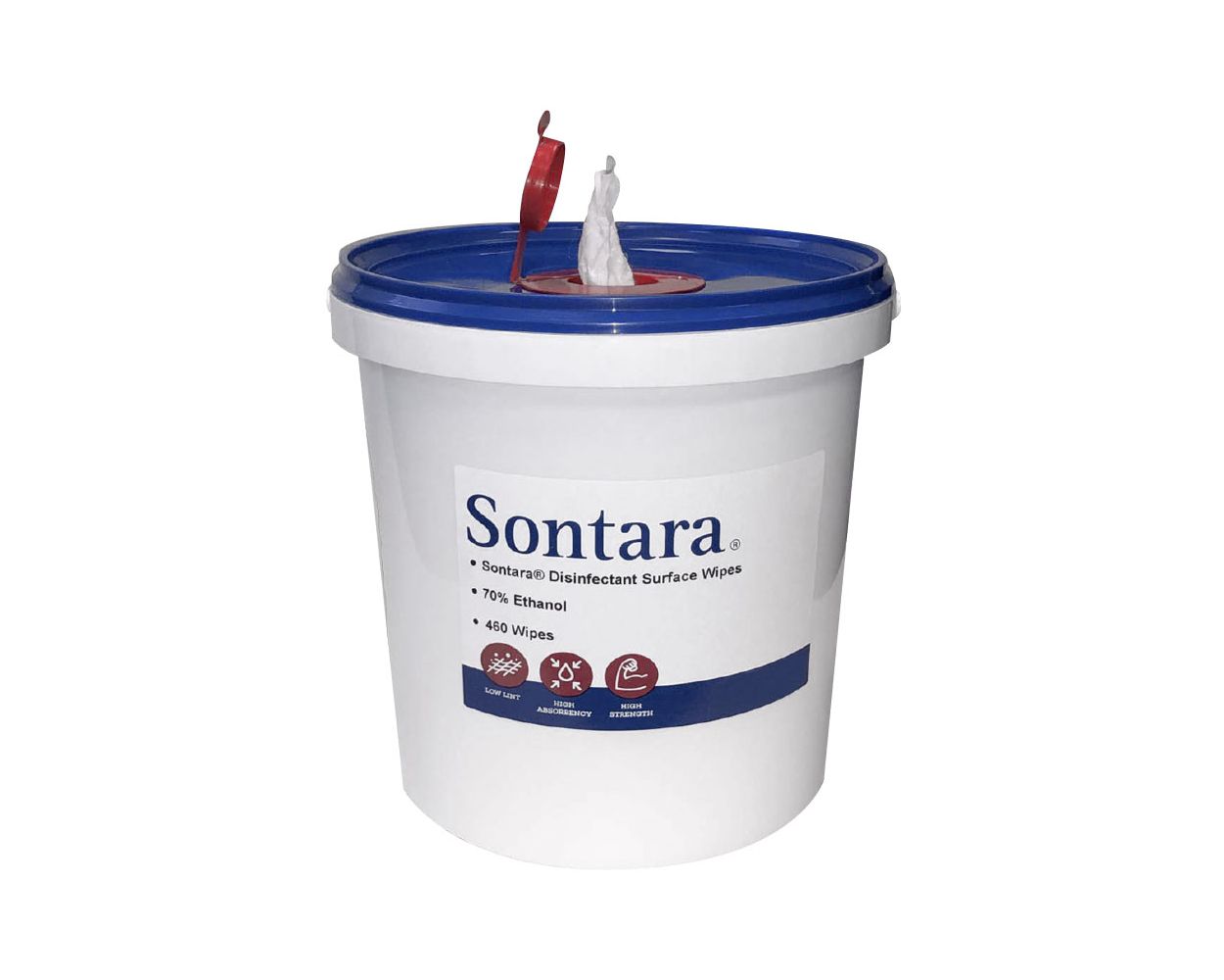 SONTARA DISINFECTANT SURFACE WIPE  -  460 PER BUCKET