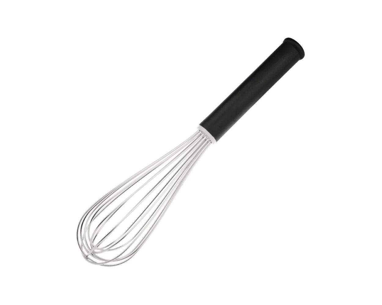 HEAVY DUTY PLASTIC HANDLED WHISK 12"