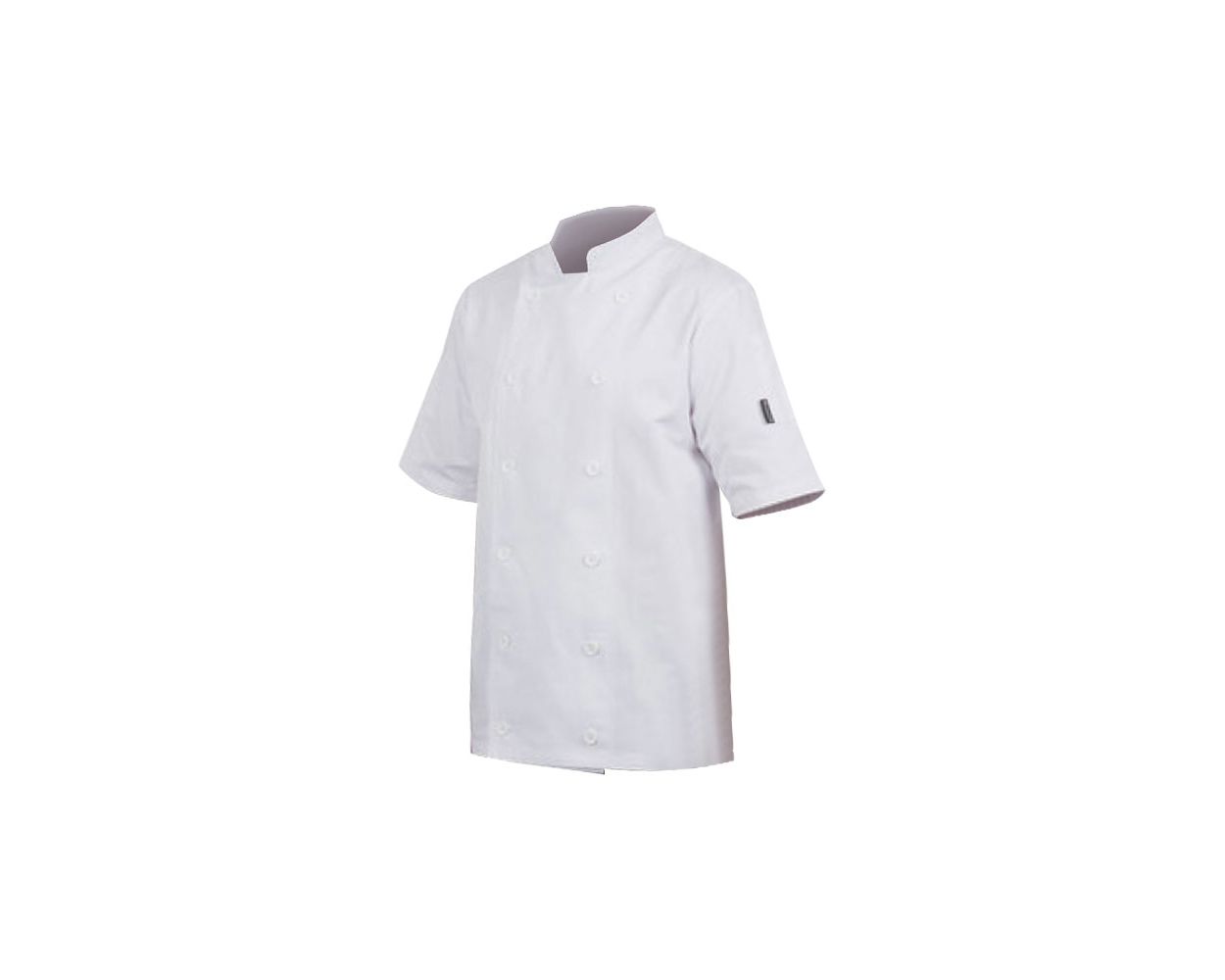 MENS CHEF JACKET WHITE SHORT SLEEVE XLARGE