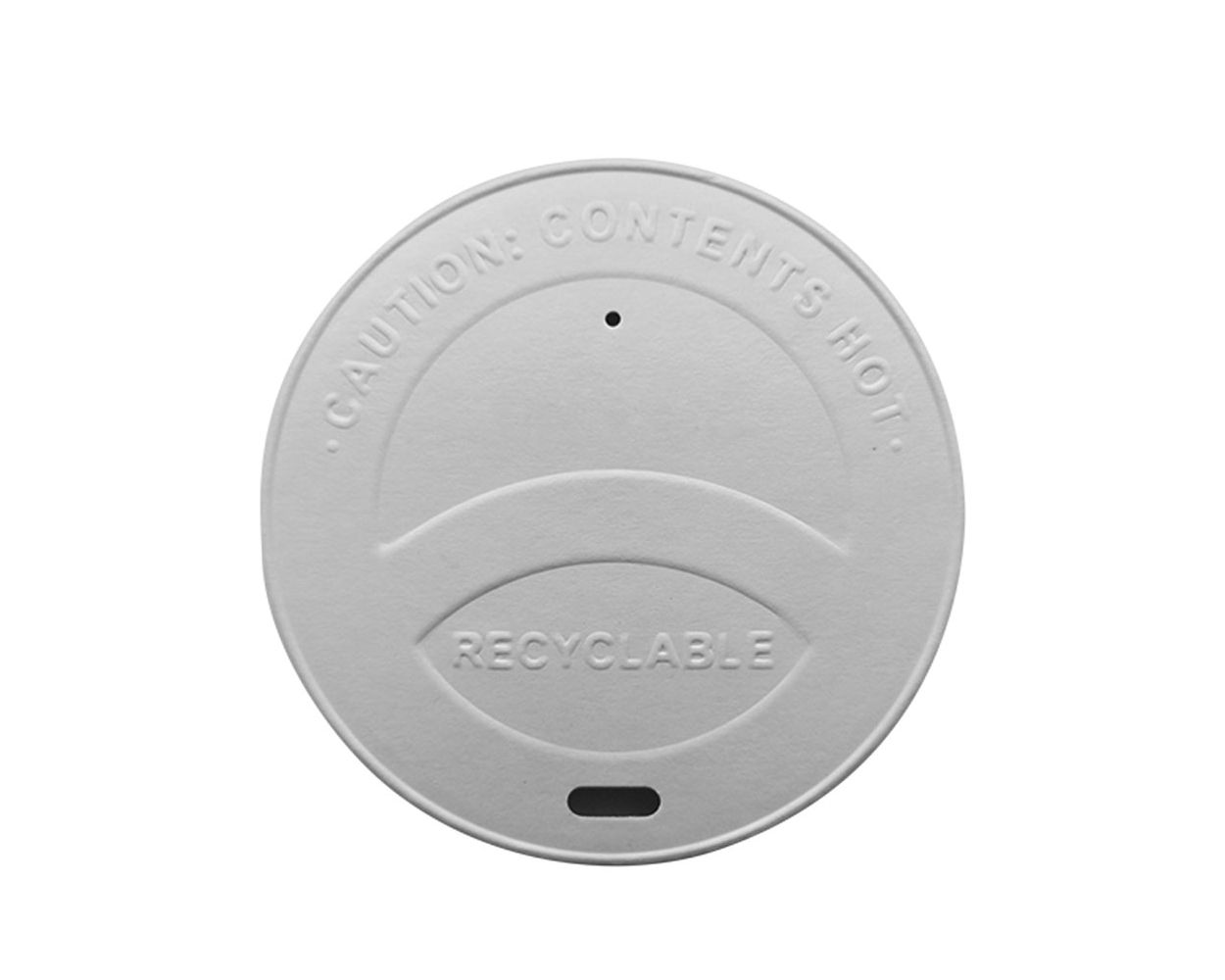 90MM PAPER LID TO FIT 12OZ HOT CUP PE COATED  CASE/1000
