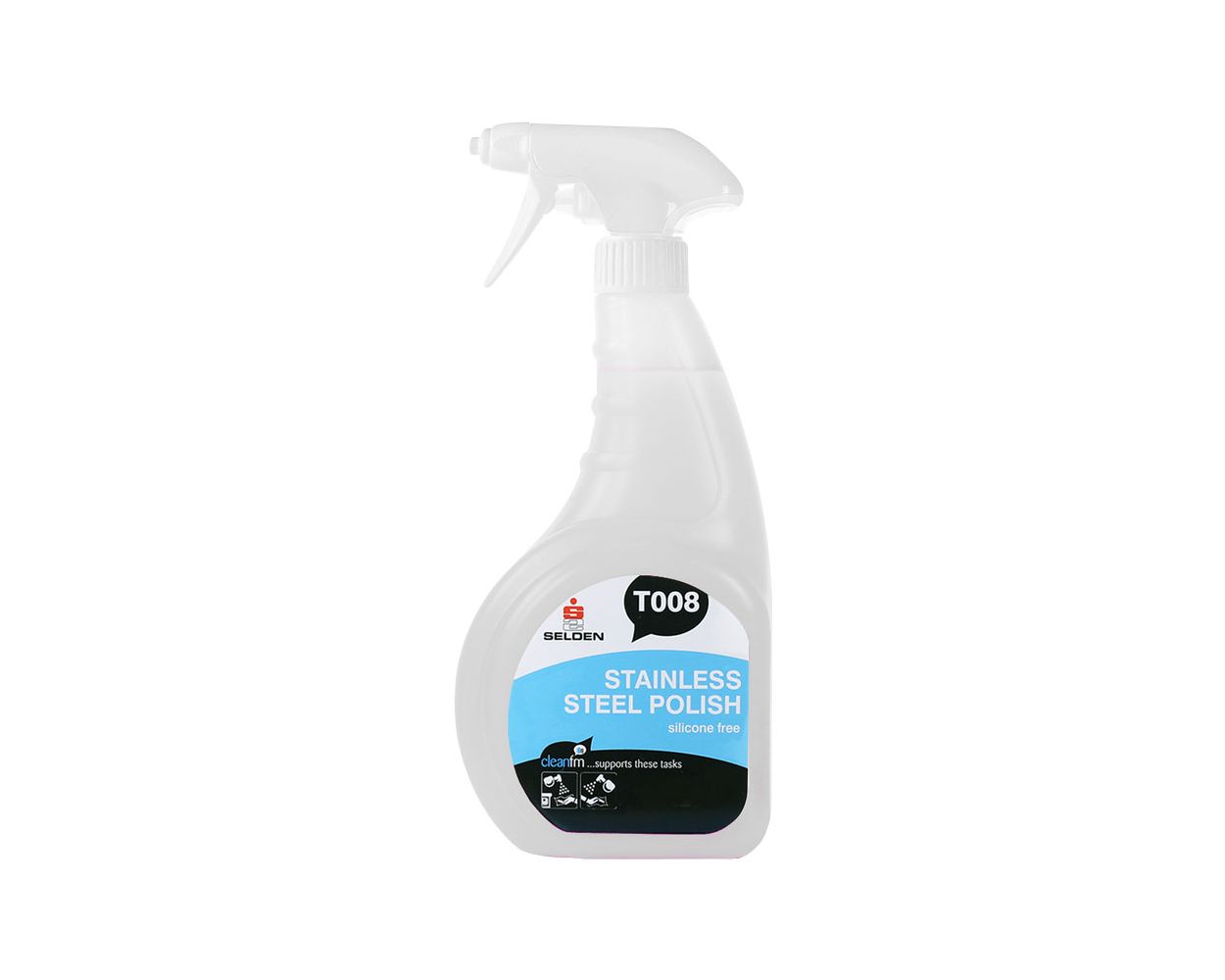STAINLESS STEEL CLEANER 6 X 750ML TRIGGER SPRAYS