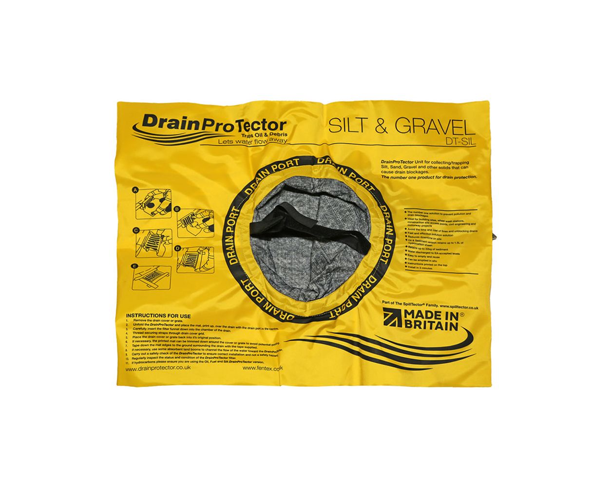 DRAIN PROTECTOR FOR COLLECTING TRAPPING SILT,SAND,GRAVEL AND