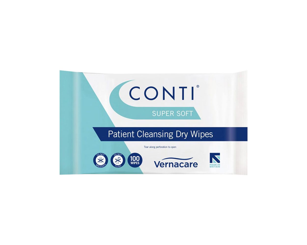 CONTI SUPER SOFT SKIN DRY WIPES 100 X 16 PACKS