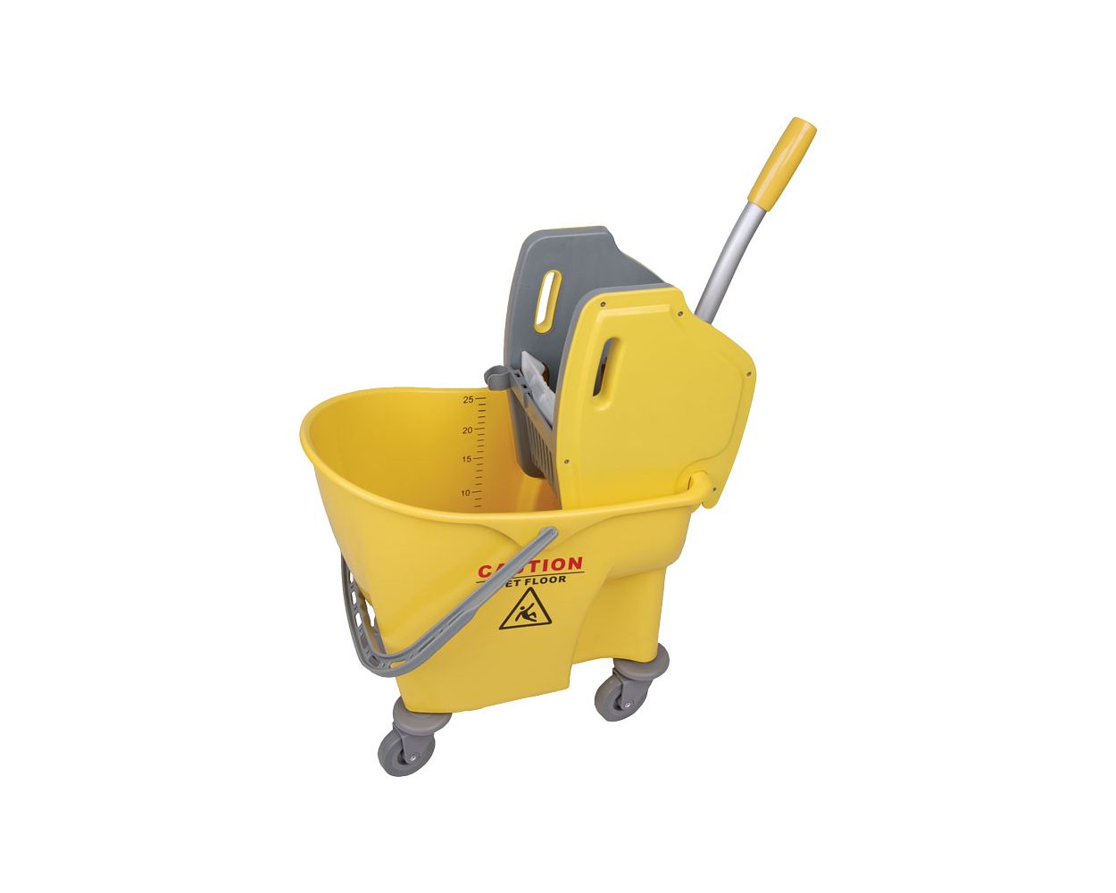 23L YELLOW KENTUCKY MOP BUCKET WITH WRINGER