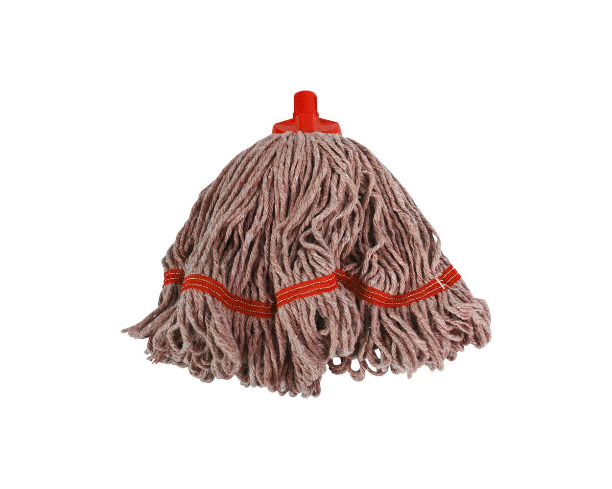 FREEDOM "MIDI" MOP HEAD LOOPED RED - 430MM - SYR HOSPITAL