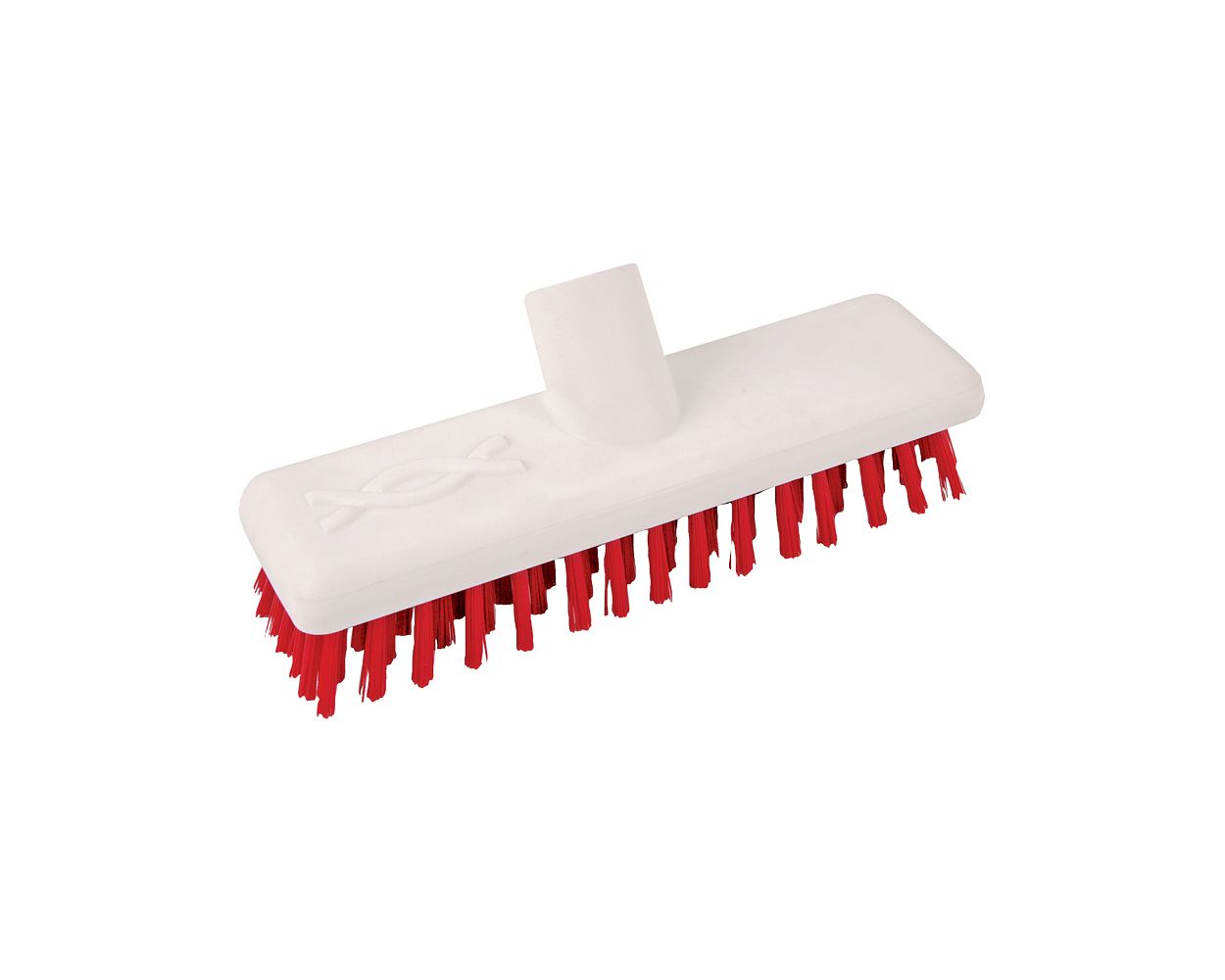 HYGIENE DECK SCRUBBER HEAD RED