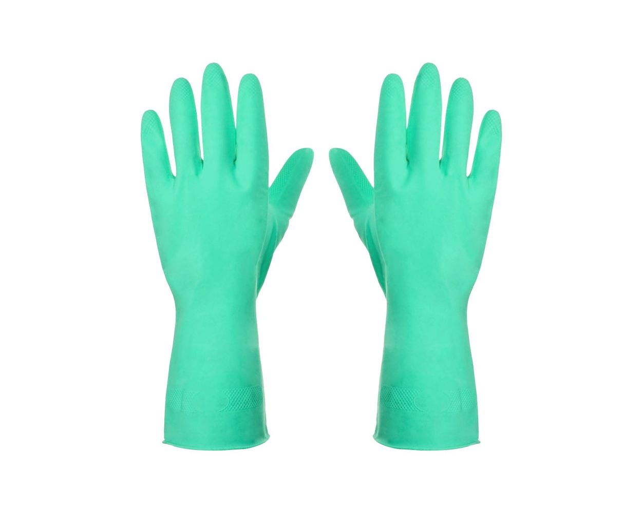 WASHING UP GLOVES GREEN LARGE