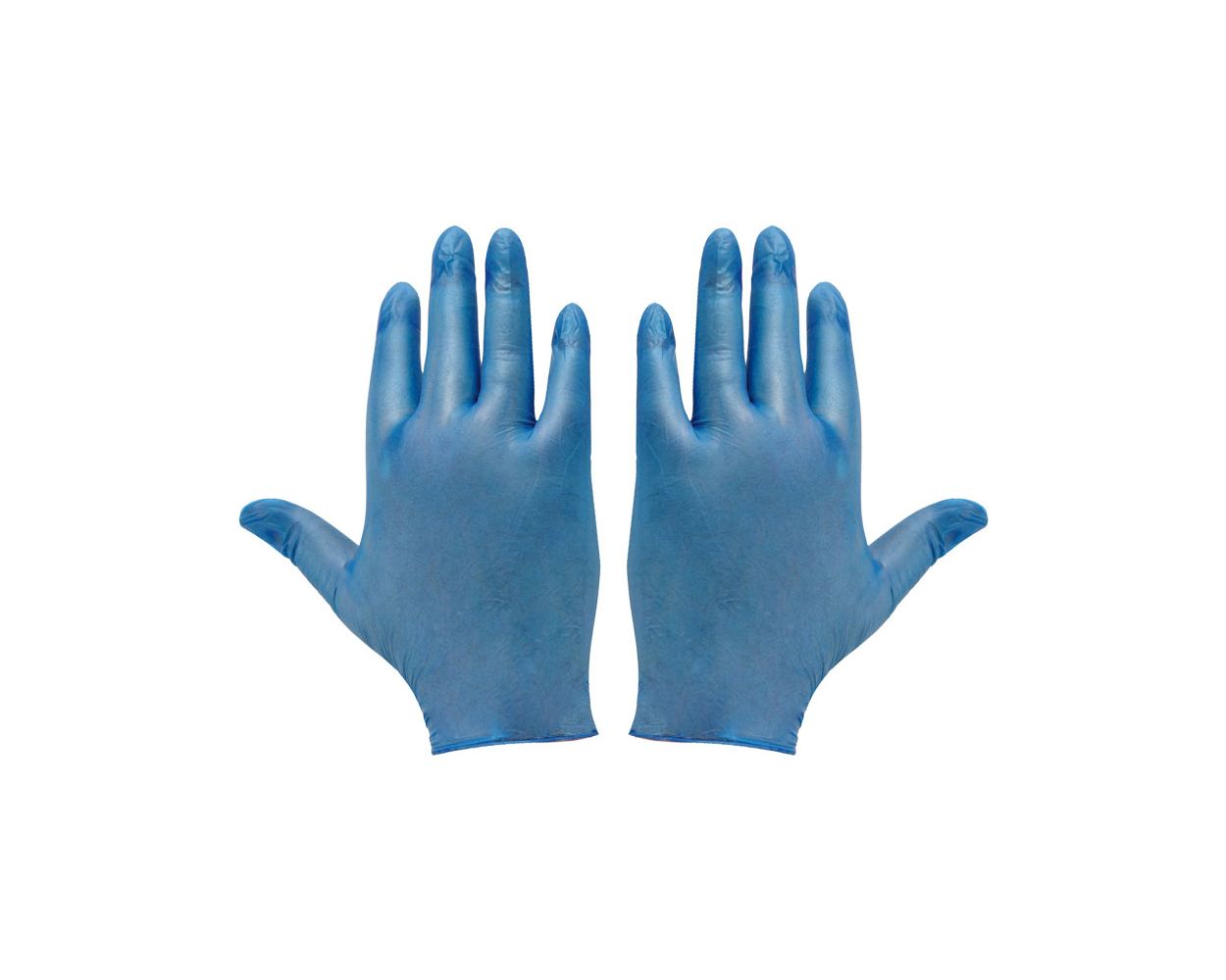 BLUE VINYL DISPOSABLE GLOVES XLARGE 100/BOX     GD11