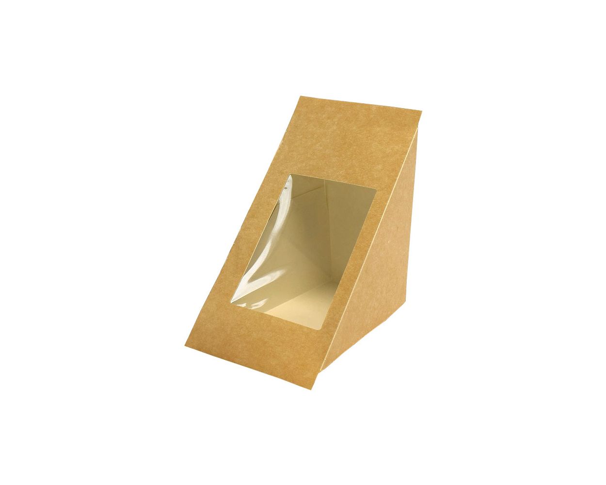 BROWN KRAFT DEEP FILL SANDWICH WEDGE - 500 PER BOX