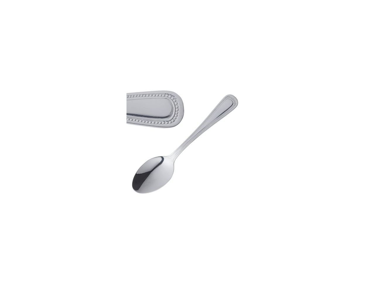 BEAD S/STEEL TEASPOON 12 PER PACK