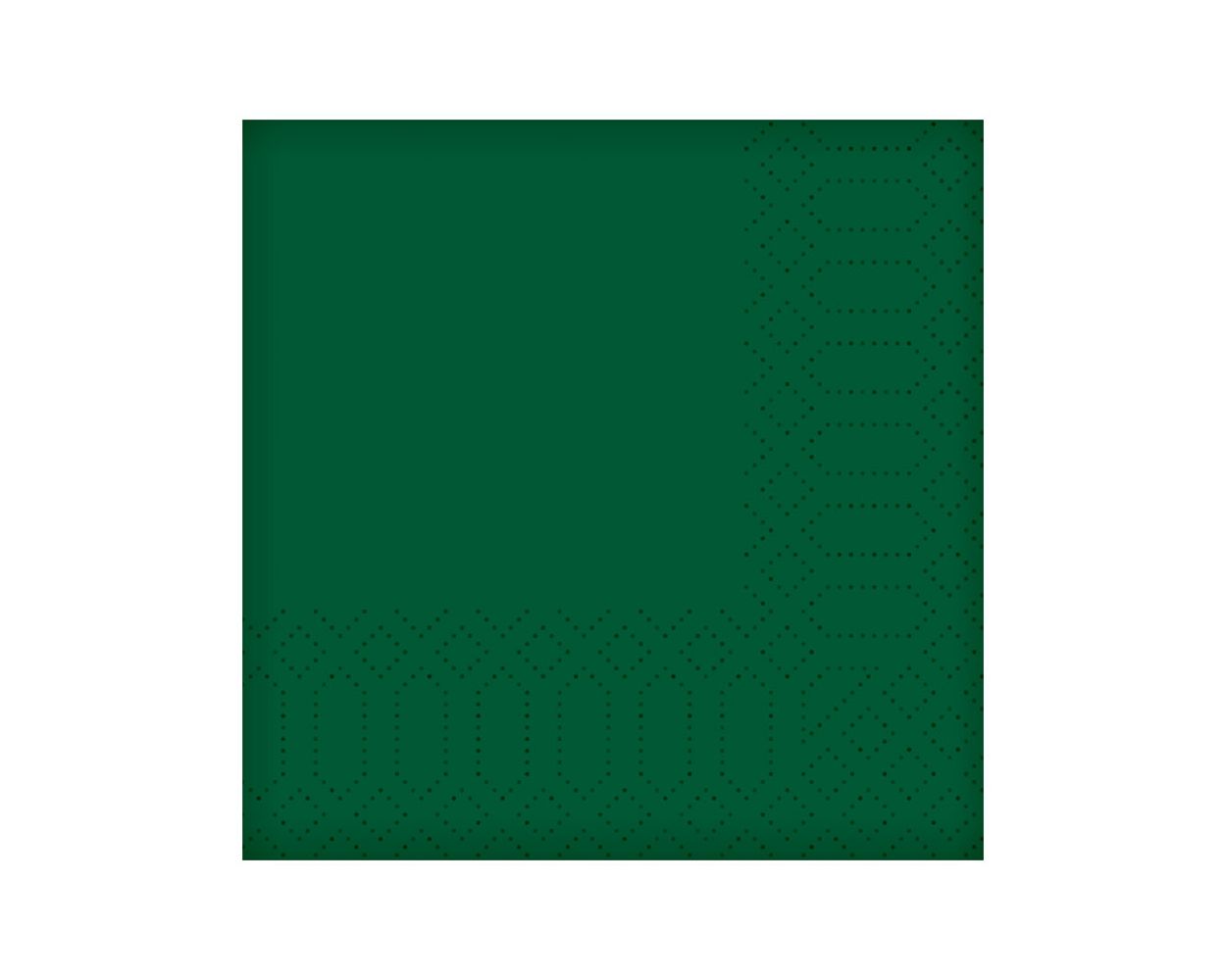 NAPKIN - 13" GREEN 2PLY INNER PACK (PACK/125)