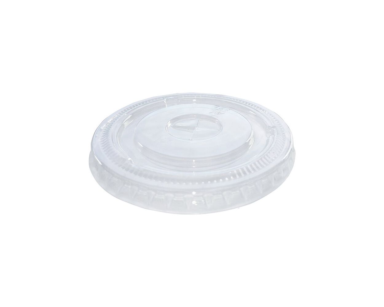 FLAT STRAW SLOT LID TO FIT 7OZ PLASTIC GLASS CASE X 2000 TP