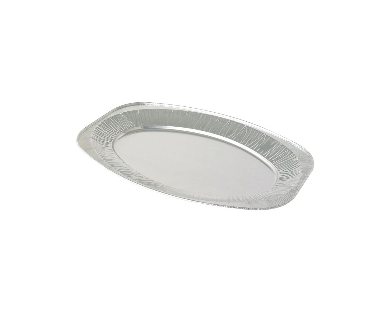 FOIL PLATTER 17"/43CM OVAL 10 PER PACK 70144