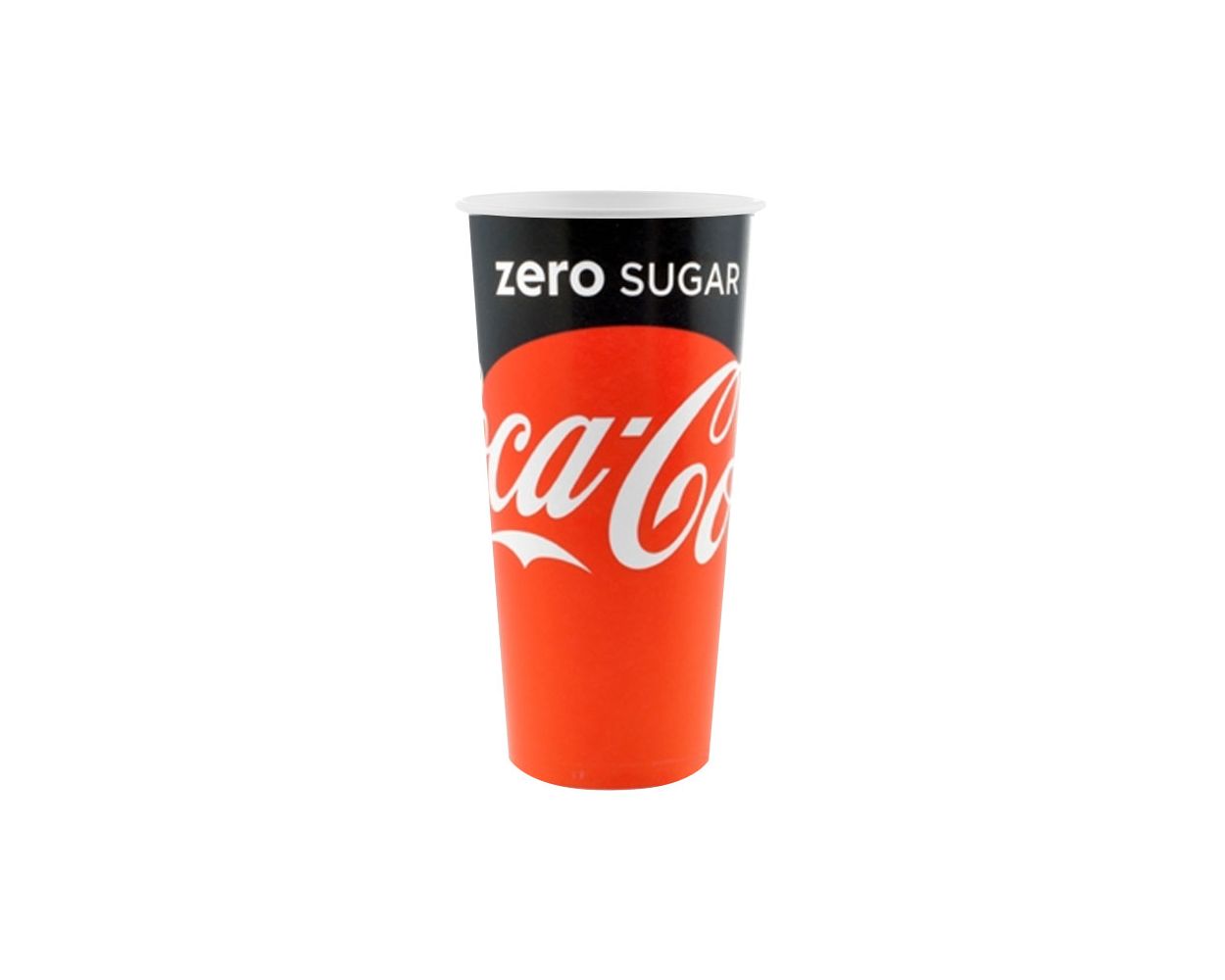 22OZ COKE ZERO CUP - PAPER CASE X 1000