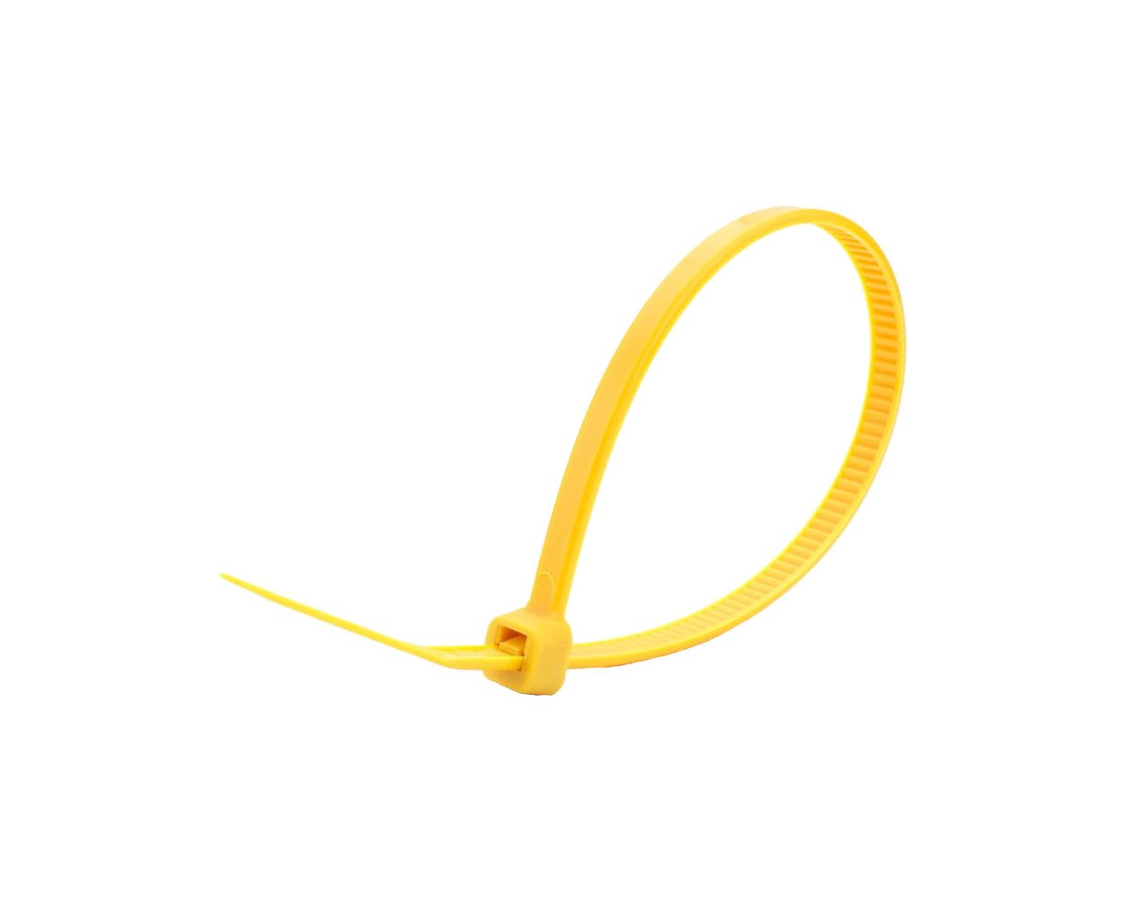 CABLE TIES 203mmX4.6mm YELLOW 100 PER PACK