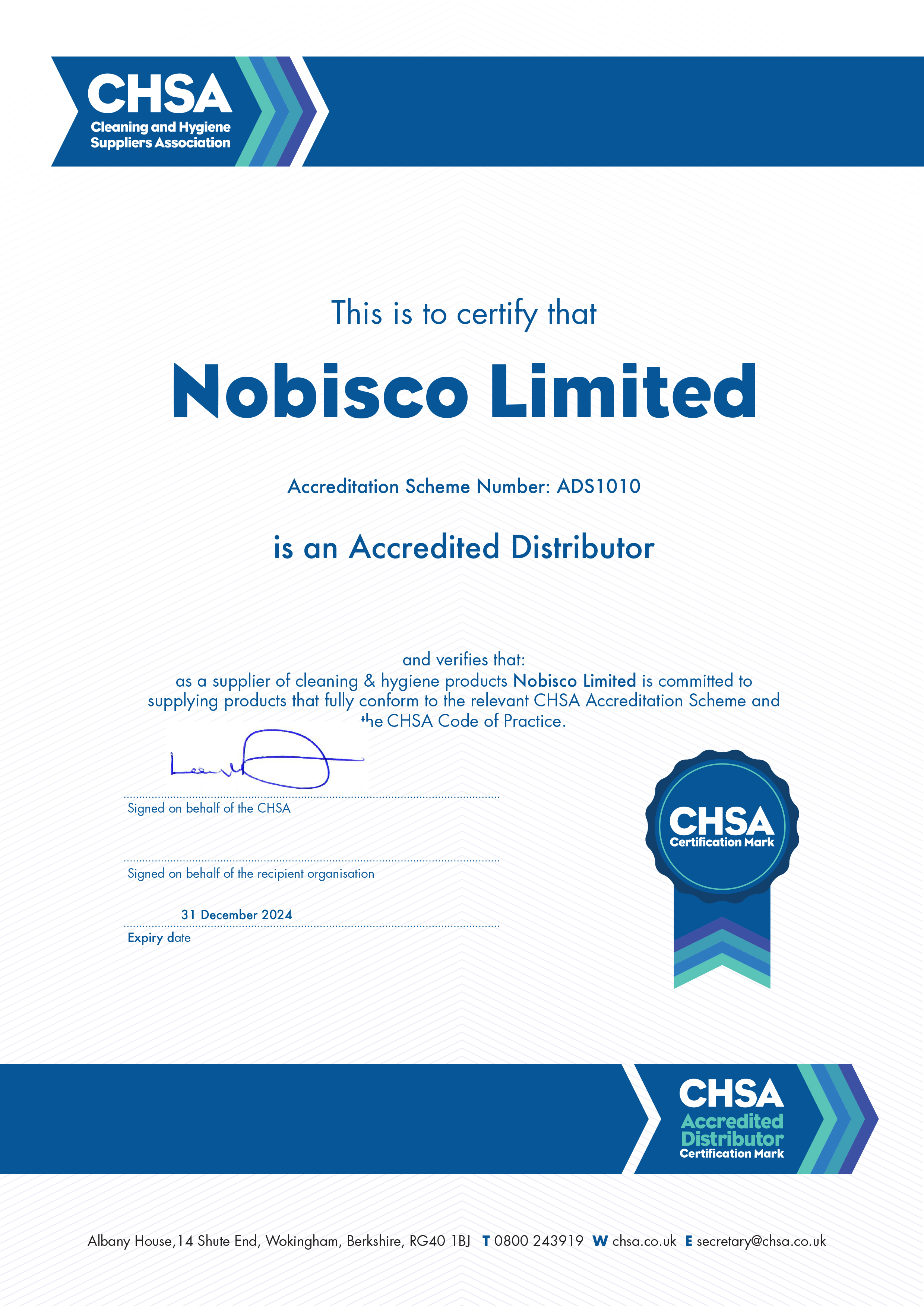 ISO 9001:2015 Certificate